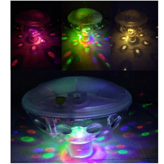 Swimming Pool Light LED Bulb Remote Control Underwater Magnetic Lamps,Floating Underwater Submersible Show 5 Modes LED RGB Waterproof Light