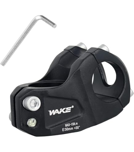 Spank Spoon 318 Stem Blue (Diameter 31.8mm, Length: 33/43mm