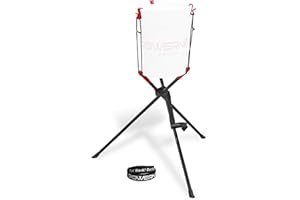 PowerNet Baseball Softball Portable Ball Caddy, Holds Bucket of Baseballs, Softballs, Tennis Balls, Use During Batting Practice Training and Drills