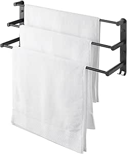 Amazon Brand - Umi Toalleros de Baño Pared Toallero 3 ...