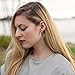 PammyJ Womens Medium Silvertone Textured Hoop Fashion CLIP-ON Earrings 1.5 inches