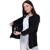 Inspired Comforts Women's Mastectomy Recovery Full Sleeves Front Open Zip Up Shirt with Drain Pockets