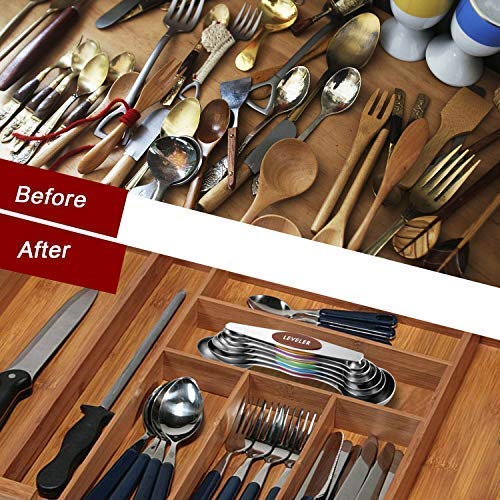 BKhome Measuring Spoons,Magnetic Measuring Spoons,Measuring Spoons Stainless Steel,Teaspoon Tablespoon Measuring Spoon Set Double End Nesting Measuring Dry and Liquid Ingredients (Set of 7)