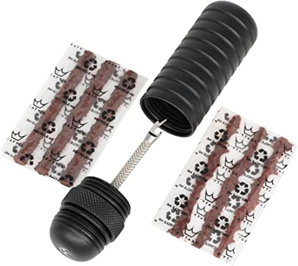 Peaty's Tubeless Tyre Puncture Repair Plugger Kit with 316 Stainless Fork