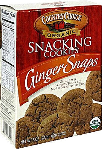 Country Choice Organic Snacking Cookies Ginger Snap -- 8 oz - 2 pc