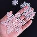 White Snowflakes Window Clings Decal Stickers For Christmas Decorations Ornaments Party Supplies 184 pcs