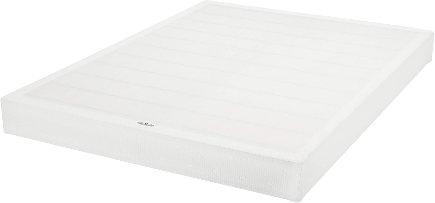 Basics Mattress Foundation, Smart Box Spring, Tool-Free Easy Assembly - 7-Inch, Queen: Furniture & Decor