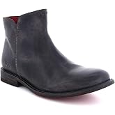 Bed:Stu Yurisa Women's Boot | Vegetable-tanned leather, rustic topstitch, cushioned footbed, Goodyear welt