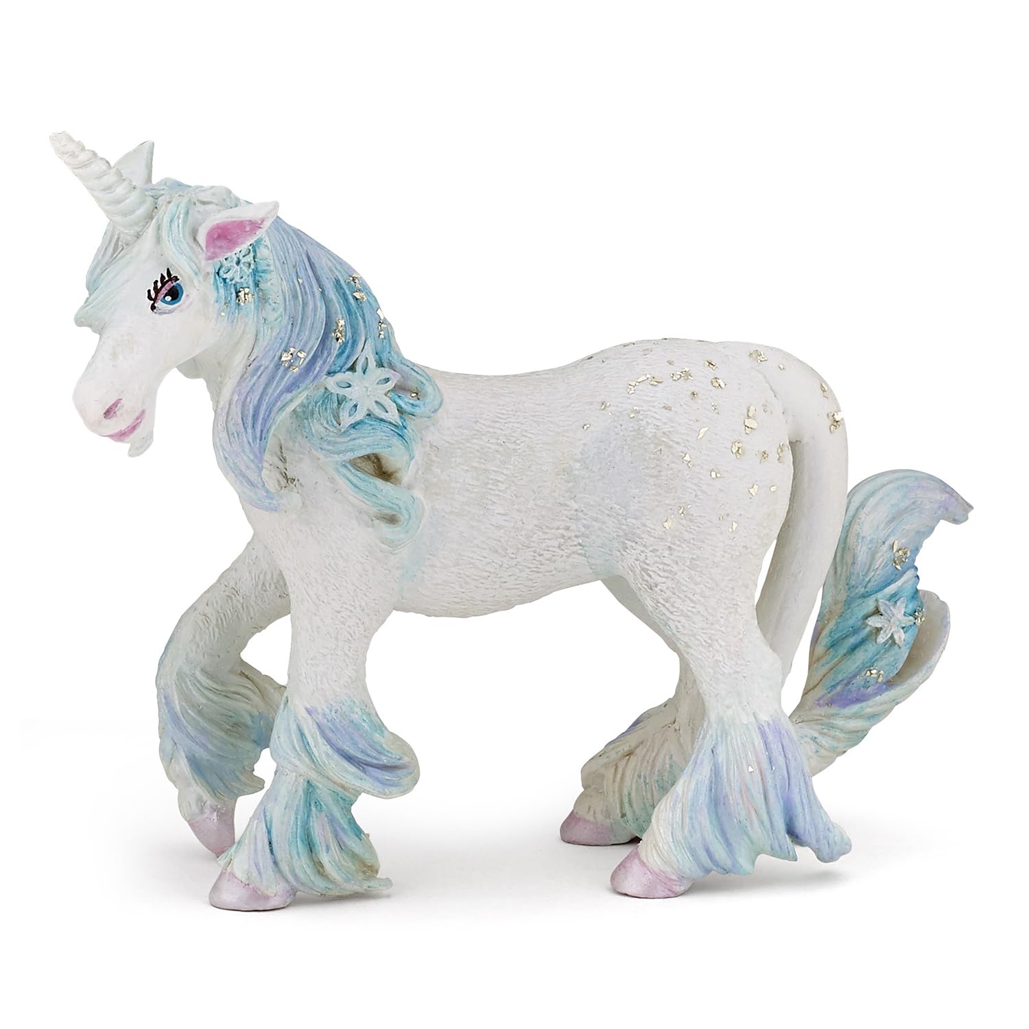 Papo - Realistic Ice Unicorn Figure - Ages 3+ - Enchanted World Collection - Creative Play Magical World - Gift Idea Toy for Girls and Boys