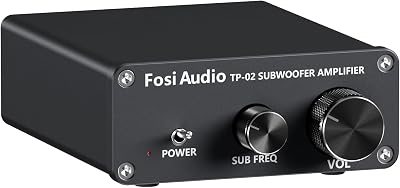 Fosi Audio TP-02 Subwoofer Amplifier 220W TDA7498E Mono with Sub Frequency