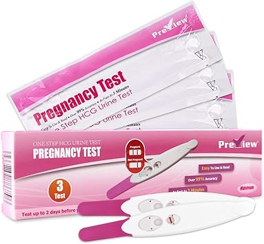 Preview Zwangerschapstest Vroege Detectie Multipack Tests Vruchtbaarheid Predictor Kit Sticks 3 Tests Amazon Nl