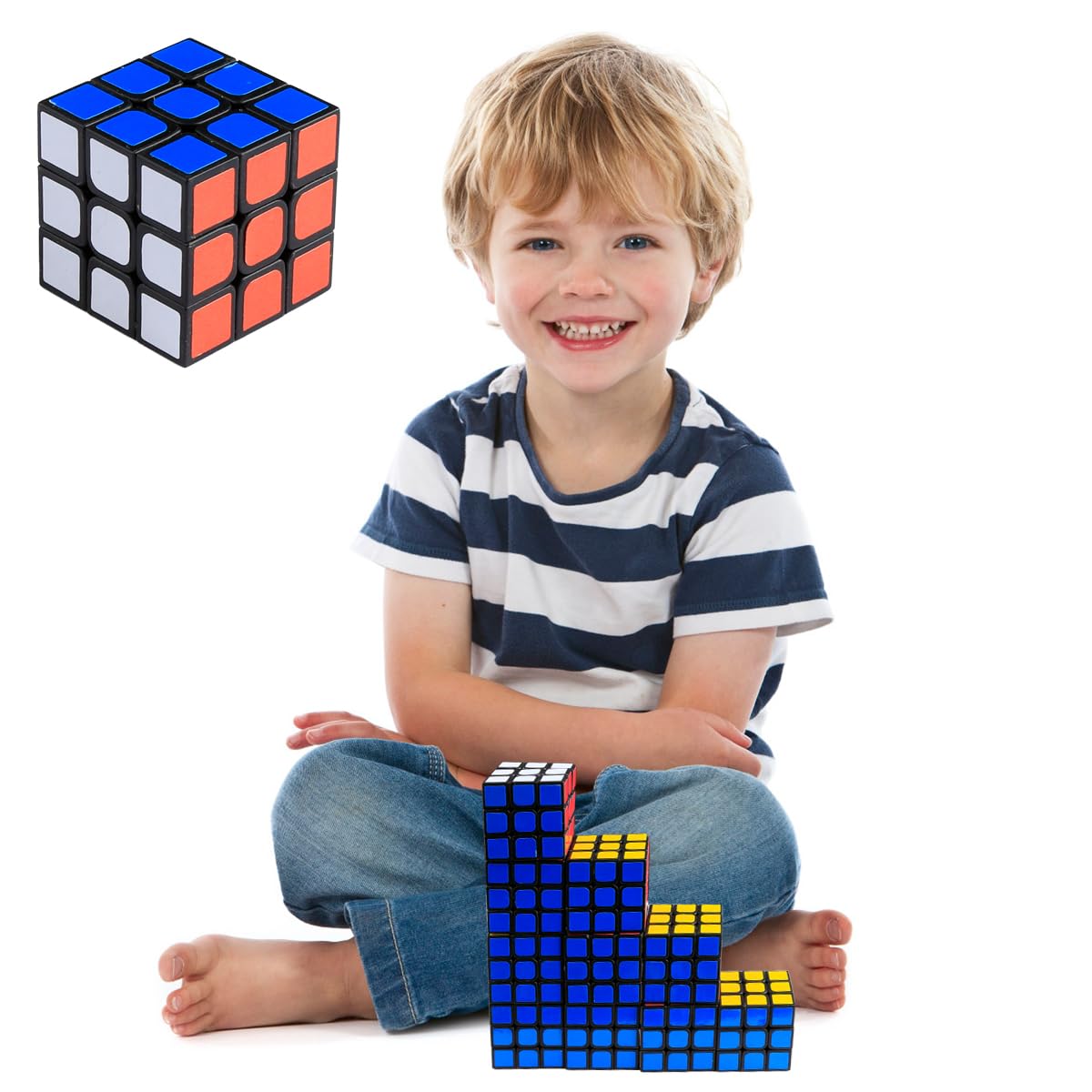 Thyonta 12 PCS Mini Cubes - Mini Cube Puzzle Party Bag Fillers 3*3*3cm Party Bags Fillers for Kids, Christmas Party Bag Fillers for Children