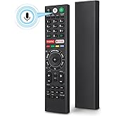 Voice Replacement Remote for Sony-TVs and Bravia-TVs，for All Sony 4K UHD LED LCD HD Smart TVs