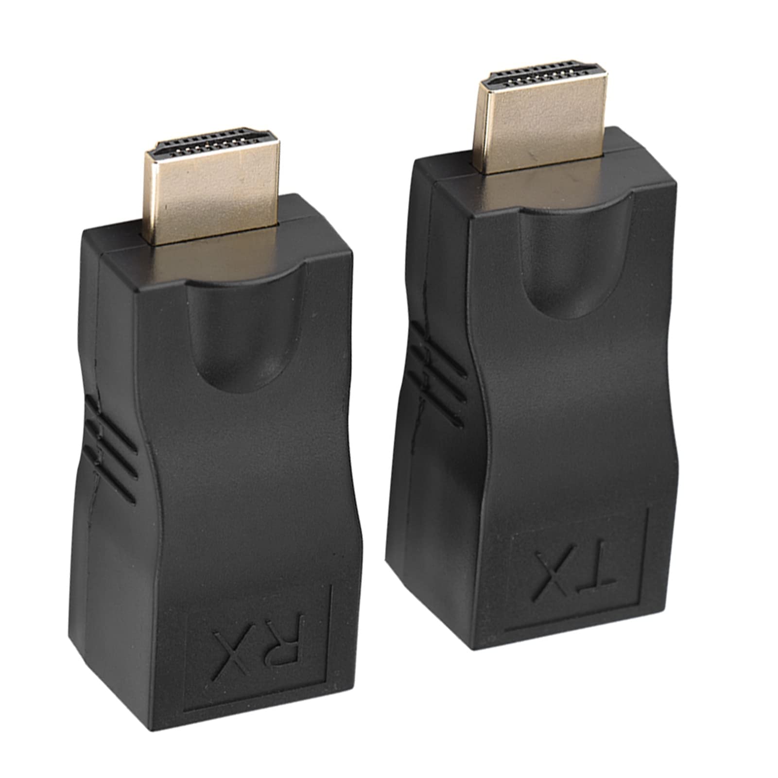 HDMI Extender, 2pcs 30m Network Cable Extender Converter HDMI To RJ45 Repeater Lossless 1080P Network Over Cat5e/6