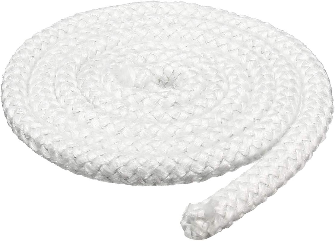 Fonture Woodstove Door Gasket Fiberglass Sealing Rope High Density 1.5