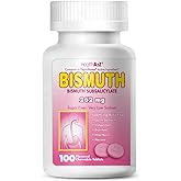 HealthA2Z&reg; Bismuth | Bismuth Subsalicylate 262mg | Multi-Symptom Relief | (100 Count (Pack of 1))