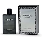 Jean Rish Shadow Pour Homme Perfume for Men Eau De Toilette, Long-Lasting Luxury Fragrance, Made In USA - Lemon, Lavender, Cedar, Musk Scent - 100ml / 3.4 oz