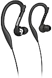 Philips SHQ3200BK/28 Action Fit Sports Earhook Headphones (Black)