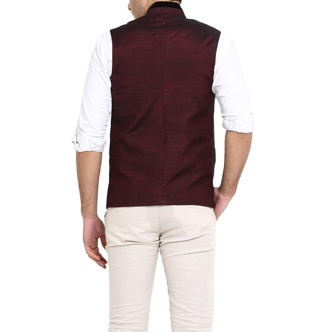 shaftesbury london men's cotton waistcoat