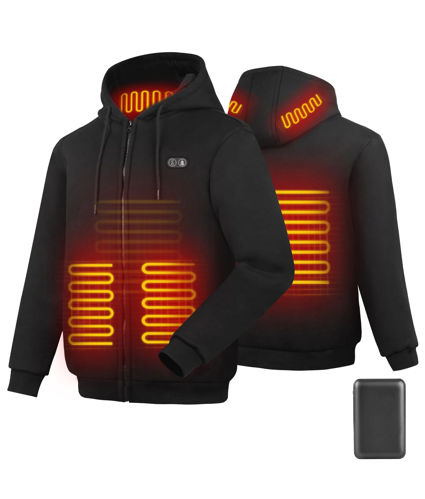 Heated Jacket Heated Sweatshirt Mens Gobi Heat Men's Ridge Zone