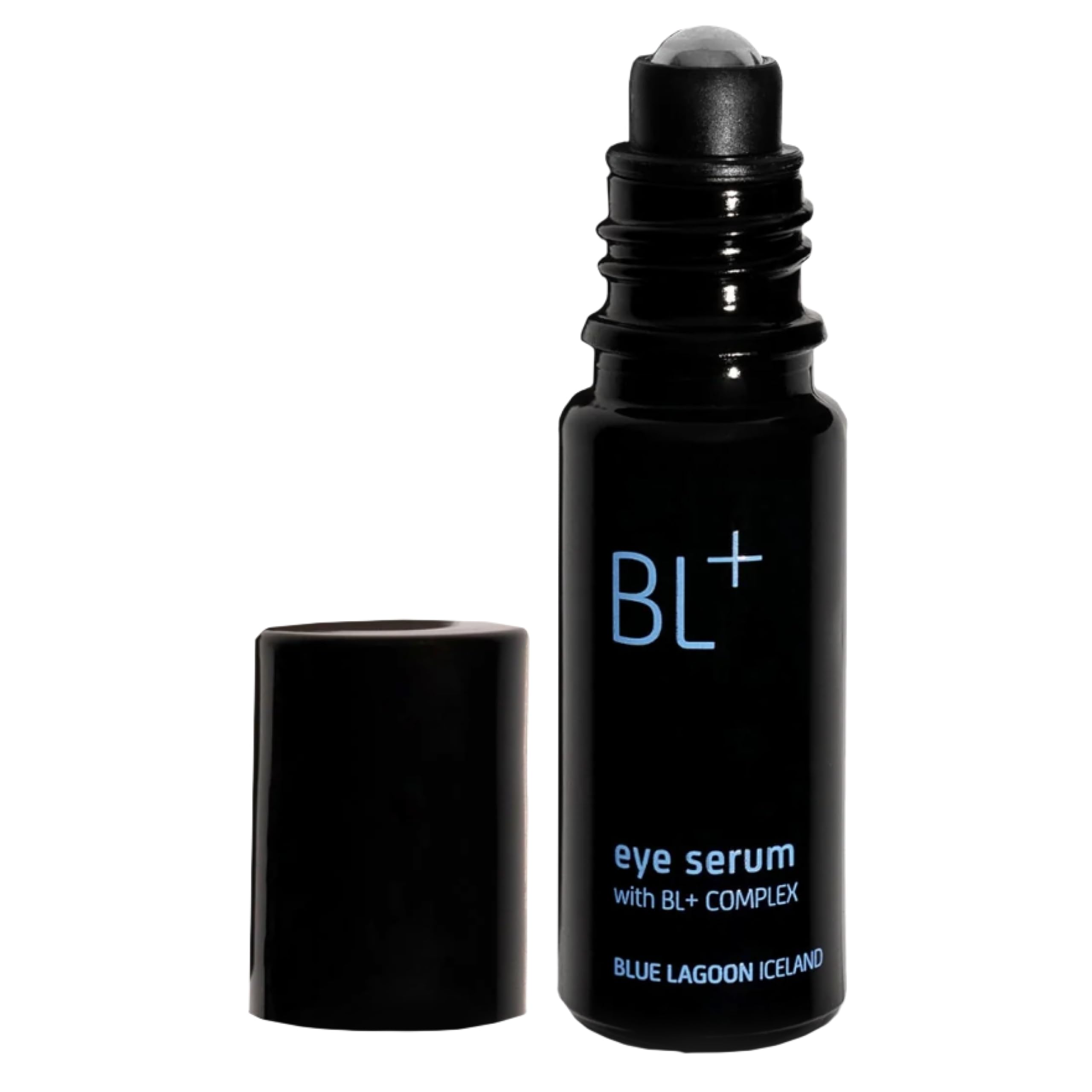Blue Lagoon - BL+The Eye Serum For Dark Circles, Puffiness, Hydration - Cooling Roller Ball Applicator Firming Wrinkle Treatment - Under Eye Serum - Dark Eye Circles Treatment (0.33 fl oz | 10 ml)