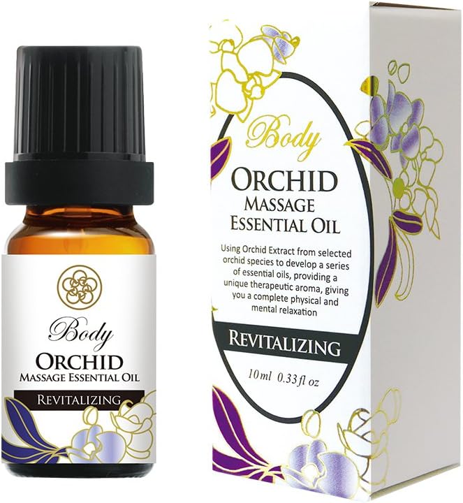 100% Organic Essential Oil Blend for Massage, Home Care, Aromatherapy, Natural Ingredients - Orchid, Lavender, Bergamot, Chamomile, Ylang Ylang, 10ML