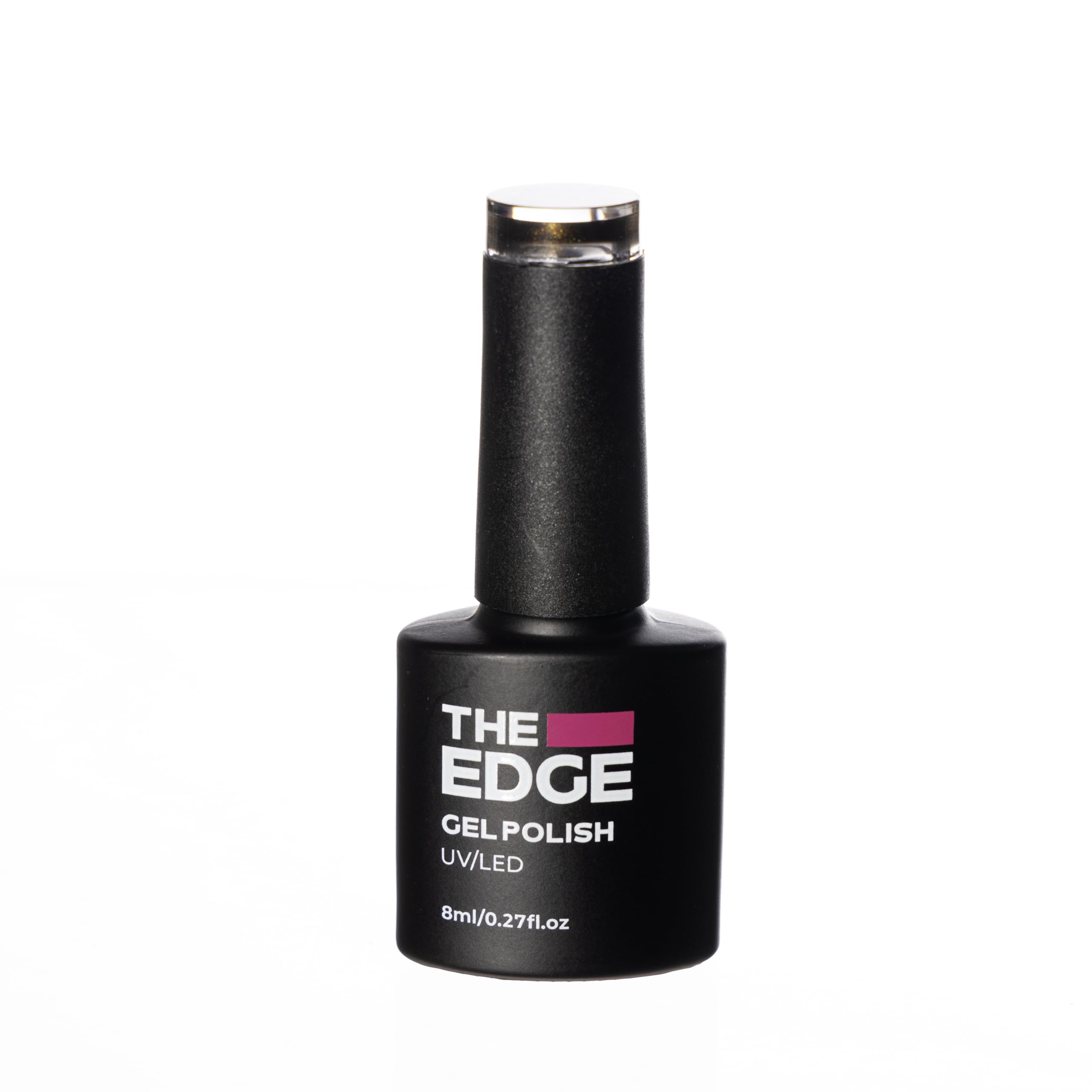 THE EDGE Gel Nail Polish 8ml - The Deep Olive Shimmer - UV/LED Manicure/Pedicure for Salon & Home Use, Highly Pigmented/Long Lasting/2-Coat Coverage