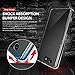 Ringke Fusion Compatible with Xperia Z3 Compact Case Crystal Clear PC Back TPU Bumper with Screen Protector Drop Protection, Shock Absorption Technology Attached Dust Cap - Smoke Black