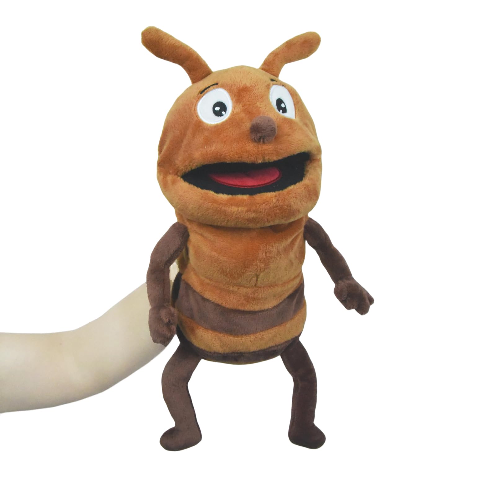 lilizzhoumax Simulation Ant Hand Puppet Plush Toy, Stuffed insect Animal Plush Ant Cute Role-Playing, Child Interactive Early Education Toys Home Decoration Animal Toys, Gift for Kids