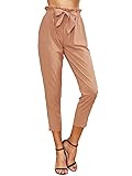 SweatyRocks Women's Elastic Belted High Waist
