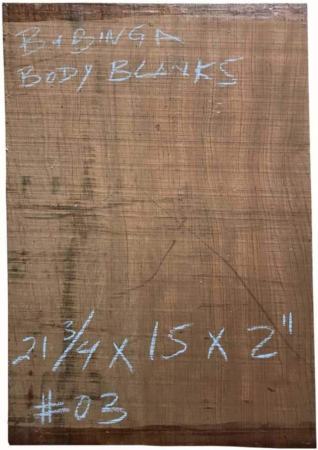 Amazon Com Bubinga Electric Guitar Body Blanks Musical