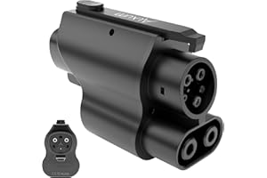 ALXUM Tesla Supercharger to CCS1 Adapter - 250Kw 1000V for Tesla V1/V2/V3/V4 DC Fast Charging Stations NACS to CCS Adapter Compatible with All Ford Rivian GM EVS