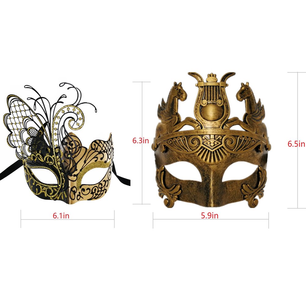 Various Venetian Couple Masks for Masquerade/Party/Ball Prom/Mardi