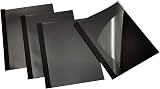 Rayson Thermal Binding Covers A4 4mm 35 Sheets Black Pack 25 view 1