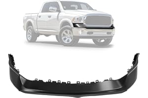 KUAFU Front Bumper Cover Top Pad Compatible with 2013-2018 Ram 1500, 2019-2024 Ram 1500 Classic,Primed,W/O Fog Light & Sensor Hole,Front Upper Bumper Cover Replacement for 68197697AA CH1014108