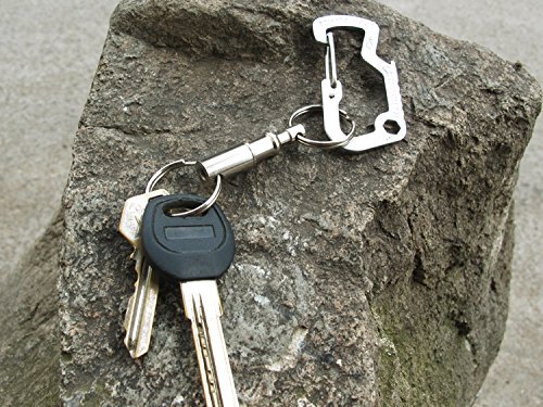 Wowlife 2 Pcs Heavy Duty Dual Key Ring Pull Apart Snap Lock Holder Detachable Pull-Apart Key Rings Keychains ¡