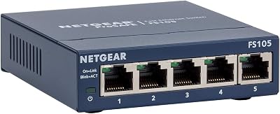 NETGEAR Prosafe 16 Port 10/100 Fast Ethernet Desktop Network Switch GS216P