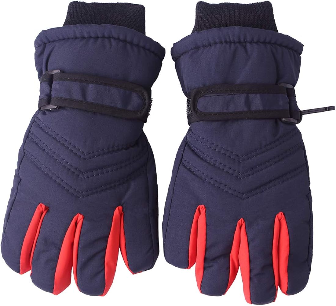 Kid's Boy Girl Fleece Winter Gloves Mittens Non Slip Riding Driving Hiking Ski Sports at  Women’s Clothing store