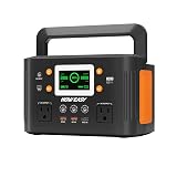 HOWEASY Portable Power Station,260W(500W peak) Solar Generator with PD 65W,110V Pure Sine Wave AC Outlet, 48000mAh Backup Lithium Battery for Outdoor Camping Travel Home Emergency
