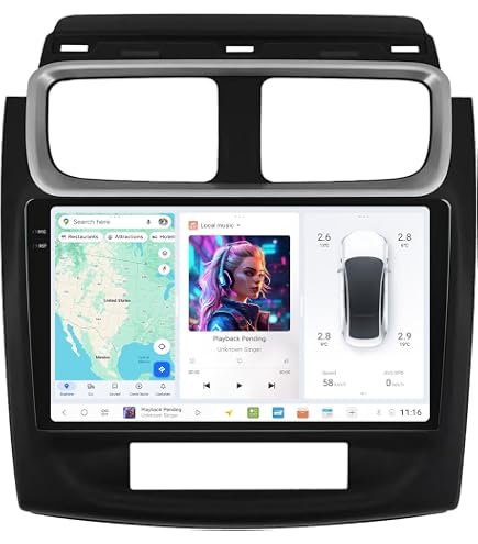 KUDA Telefonconsole adatto per Toyota Avensis (01.2009), in pelle sintetica nera