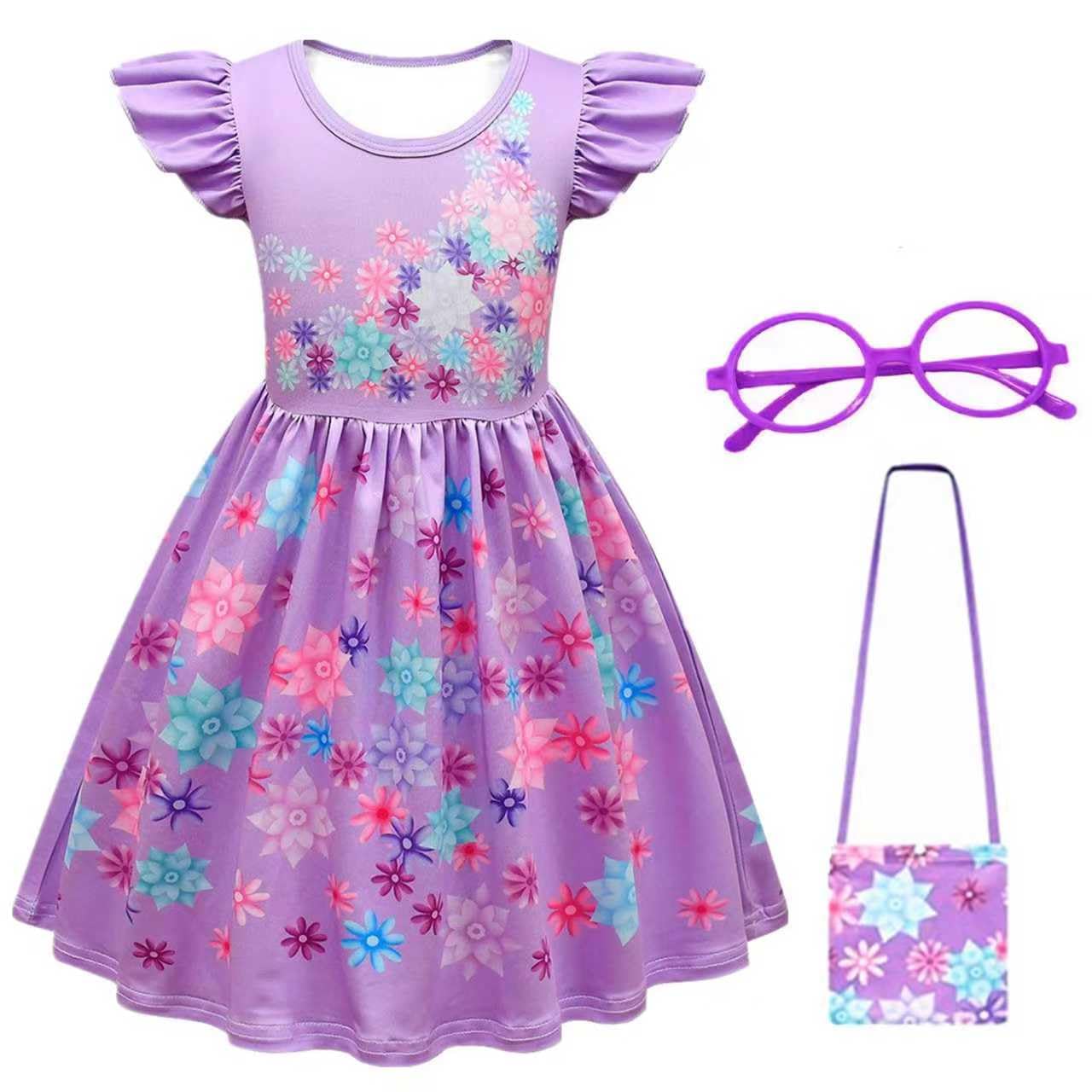 Choadam Mirabel Dress for Girls and Toddlers Princess Dress Black Witch Costume Princess Peach Costume Pink Dress