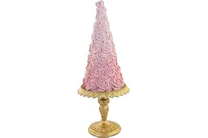 December Diamonds 12.5" Pink Rosette Tree