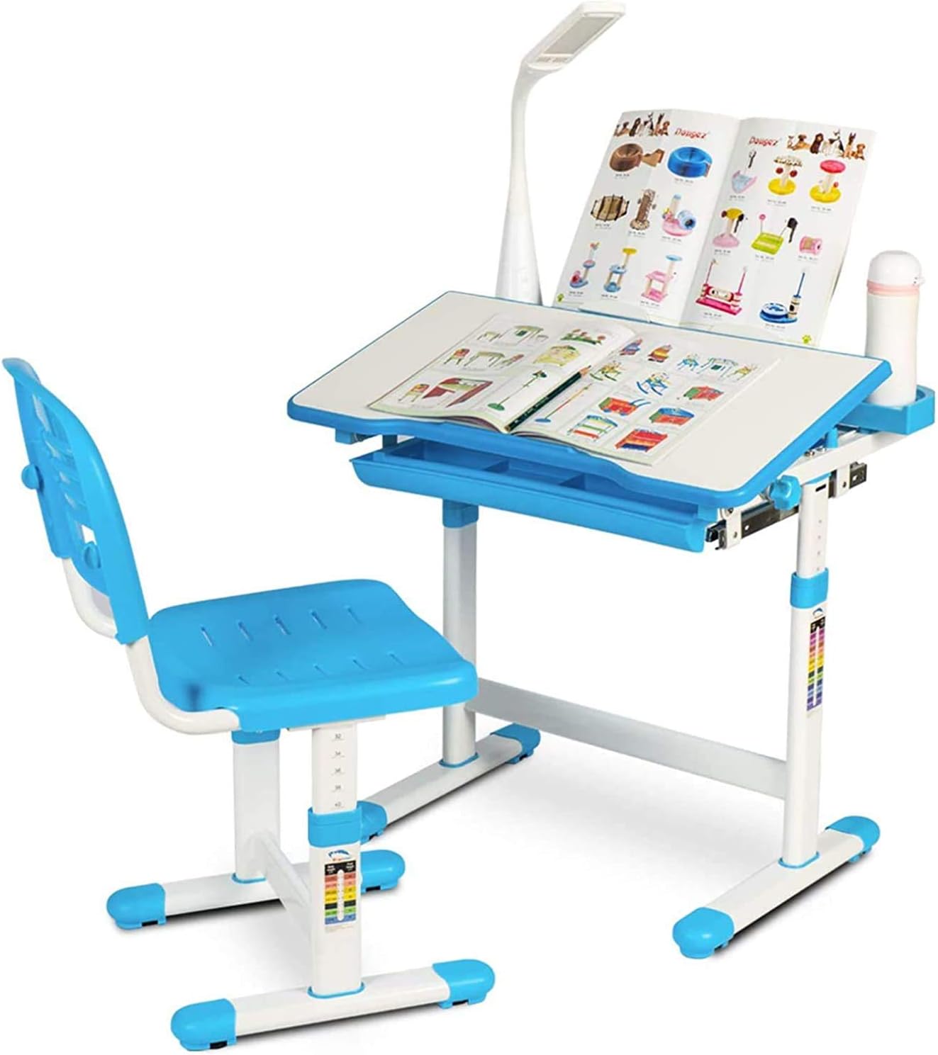 child's school desk and chair set