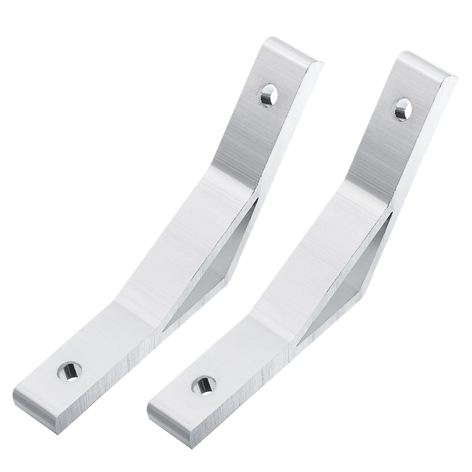 uxcell 2Pcs 135 Degree Angle Aluminum Profile Corner Brackets, Corner Brace Joint Connectors for 2020 Series (Silver Tone)