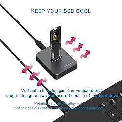 Zoravson USB C M.2 NVME SATA SSD Enclosure