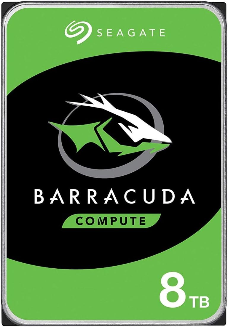Seagate Barracuda 8TB Internal Hard Drive 3.5" SATA 6Gb/s 256MB Cache Renewed