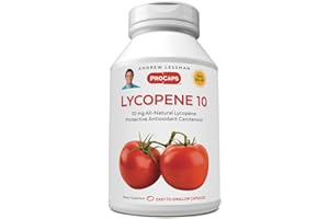 ANDREW LESSMAN Lycopene 10 mg - 60 Softgels -Protective Anti-oxidant Carotenoid. Helps Protect Tissues from Free-Radical Damage, Supports Breast, Prostate, Cardiovascular System. No Additives