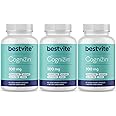 BESTVITE Cognizin Citicoline 500mg (180 Vegetarian Capsules) (60x3) - Clinically Studied Form of Citicoline - No Stearates - 