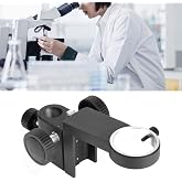 50mm Focusing Bracket, ABS Microscope Holder Bracket for 2in Diameter Sight, and Improved Efficiency, Black Color, Brand New ABS Material, 25mm Cylinder