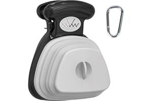 SUPER DESIGN SUPERDESIGN Portable and Versatile Pet Poop Scooper, Ideal for Walking Traveling and Camping with Small and Large with CLeash Clip and Garbage Bag Bin Dogs Poop Scooper Small